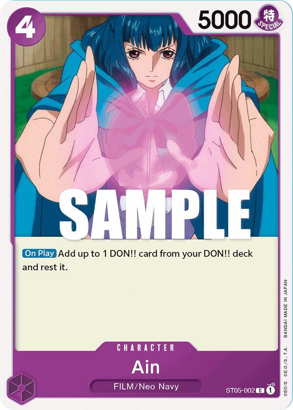 Ain ST05-002 – Starter Deck 5: Film Edition | One Piece TCG