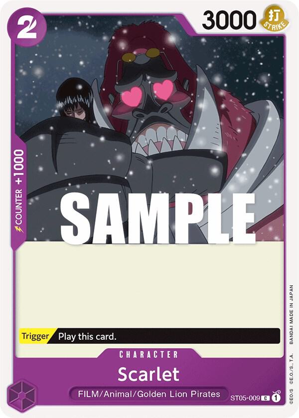 Scarlet ST05-009 – Starter Deck 5: Film Edition | One Piece TCG
