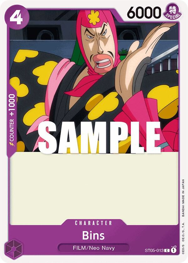Bins ST05-013 – Starter Deck 5: Film Edition | One Piece TCG