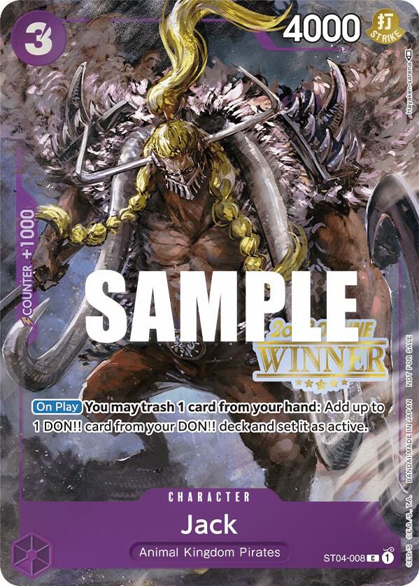Jack Online Regional 2023 Winner ST04-008 | One Piece TCG