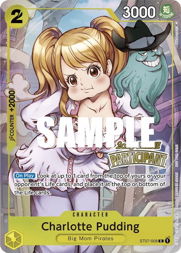 Charlotte Pudding Online Regional 2023 Participant ST07-008 | One Piece TCG