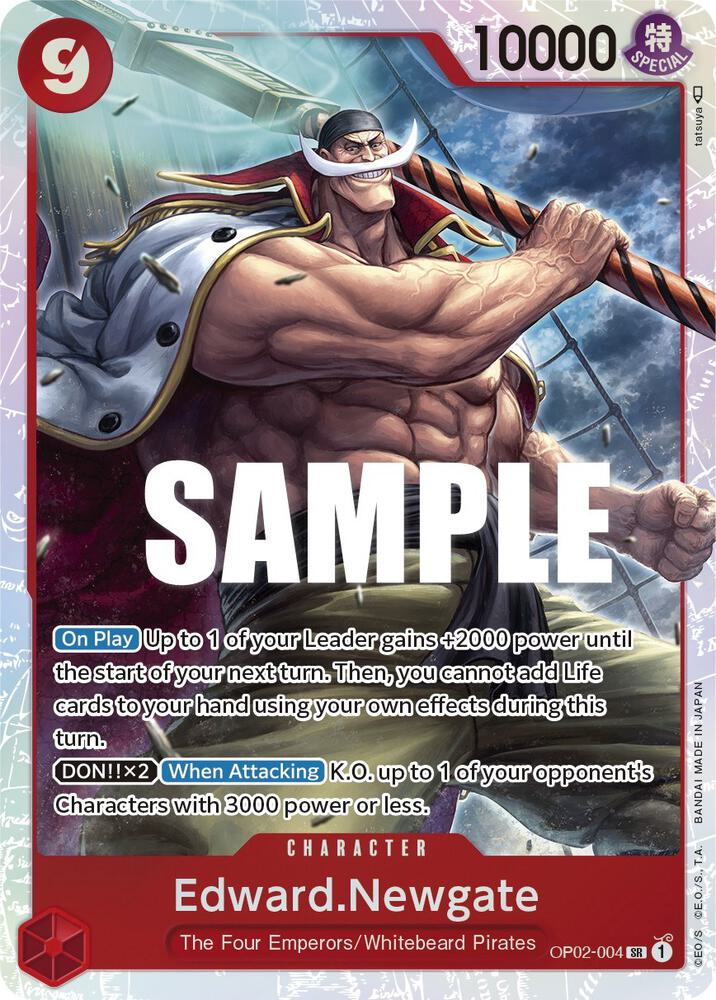 Edward.Newgate OP02-004 – Paramount War | One Piece TCG