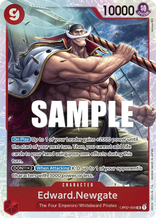 Edward.Newgate OP02-004 – Paramount War | One Piece TCG