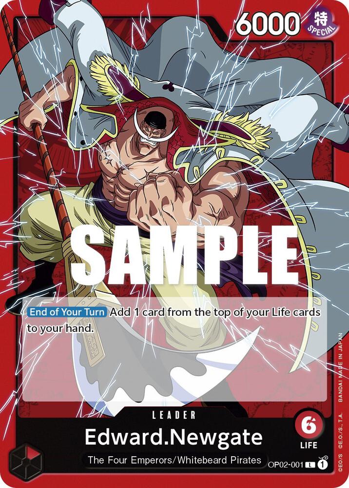 Edward.Newgate OP02-001 – Paramount War | One Piece TCG