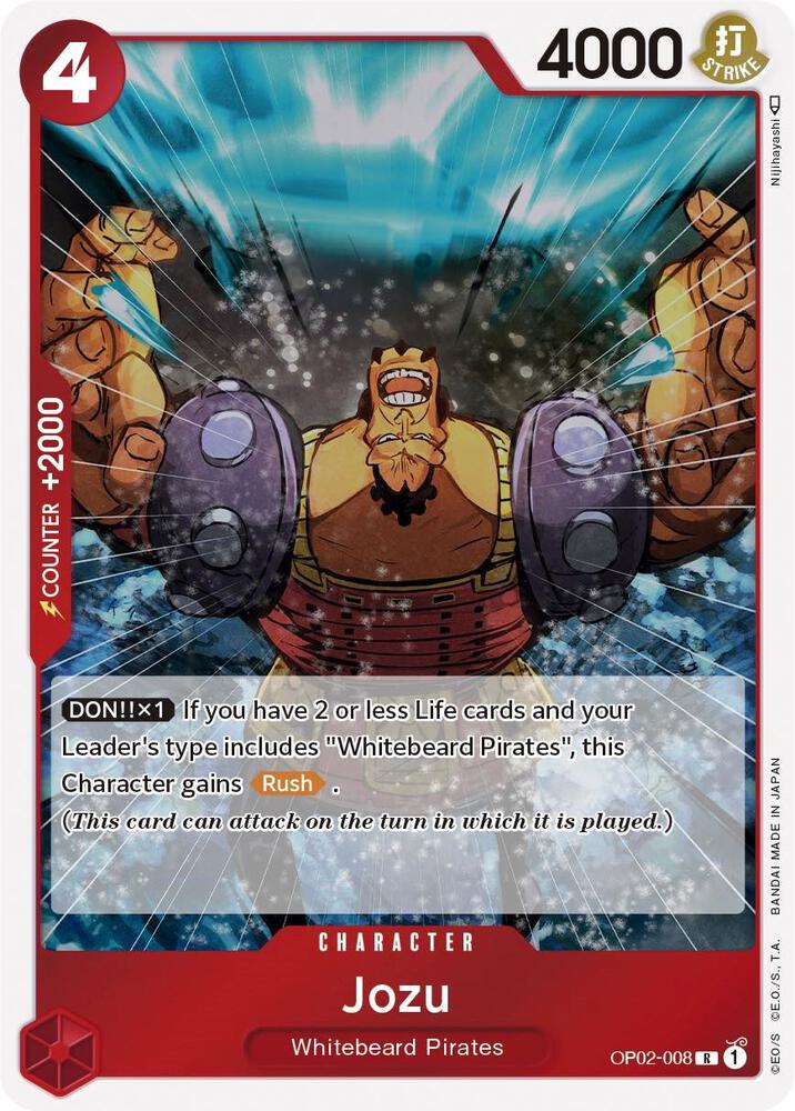Jozu OP02-008 – Paramount War | One Piece TCG