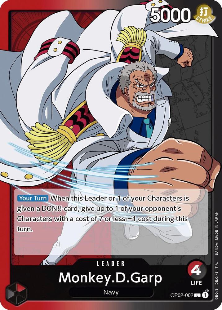 Monkey.D.Garp OP02-002 – Paramount War | One Piece TCG