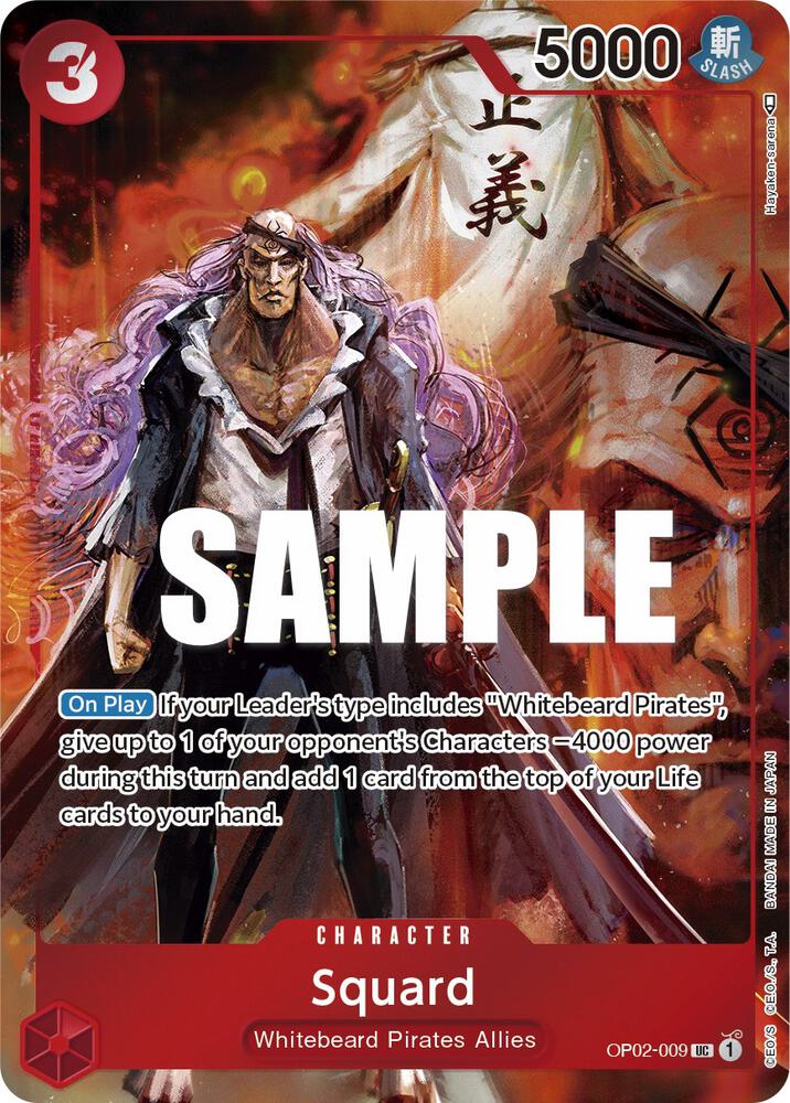 Squard Box Topper OP02-009 – Paramount War | One Piece TCG
