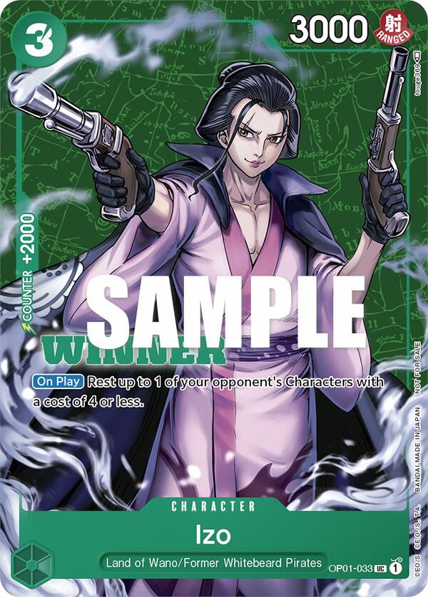 Izo Tournament Pack Vol. 2 Winner OP01-033 | One Piece TCG