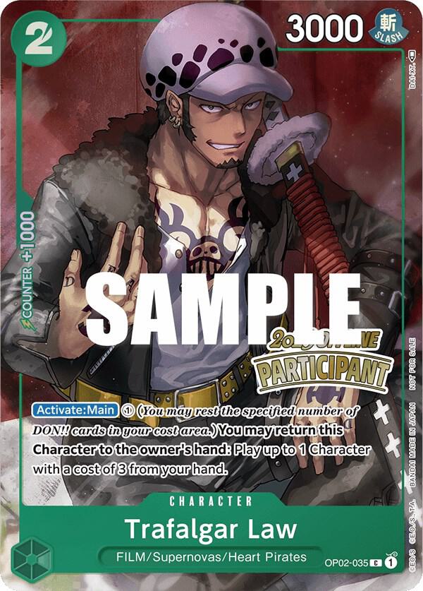 Trafalgar Law Offline Regional 2023 Participant OP02-035 | One Piece TCG