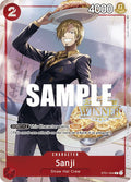Sanji Offline Regional 2023 Winner ST01-004 | One Piece TCG