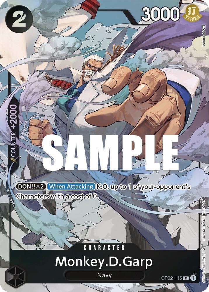 Monkey.D.Garp Alternate Art OP02-115 – Paramount War | One Piece TCG