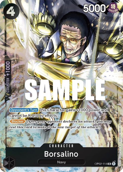Borsalino Alternate Art OP02-114 – Paramount War | One Piece TCG