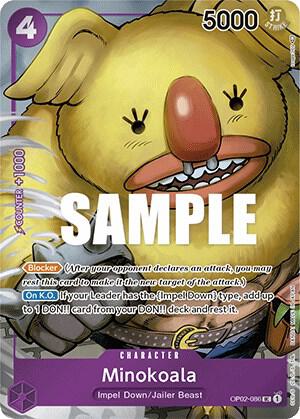 Minokoala Box Topper OP02-086 – Paramount War | One Piece TCG