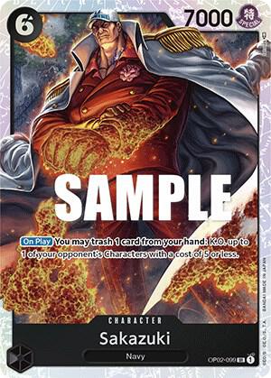 Sakazuki OP02-099 – Paramount War | One Piece TCG