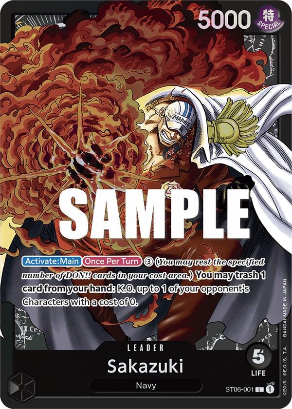 Sakazuki ST06-001 – Starter Deck 6: Absolute Justice | One Piece TCG