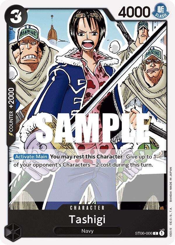Tashigi ST06-006 – Starter Deck 6: Absolute Justice | One Piece TCG