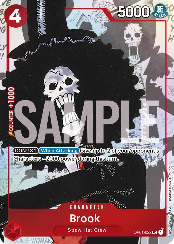 Brook Promotional Card Alternate Art OP01-022 | One Piece TCG