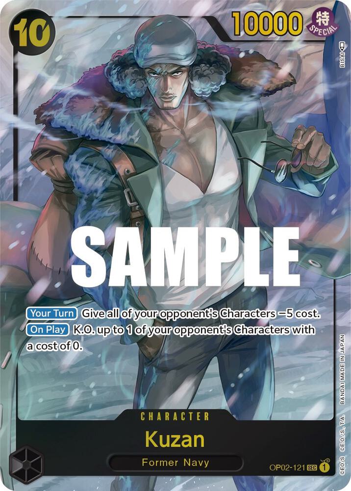 Kuzan Alternate Art OP02-121 – Paramount War | One Piece TCG