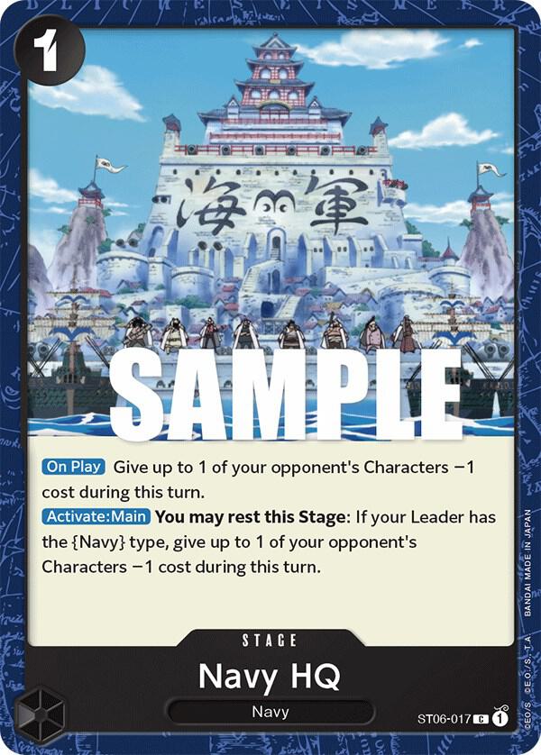 Navy HQ ST06-017 – Starter Deck 6: Absolute Justice | One Piece TCG