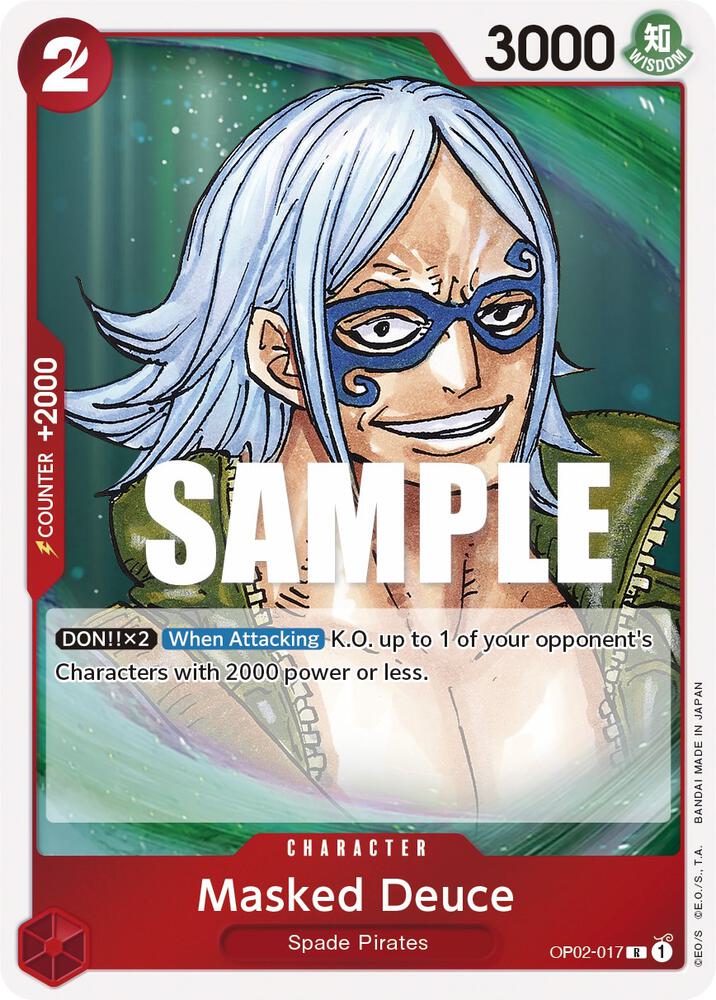 Masked Deuce OP02-017 – Paramount War | One Piece TCG