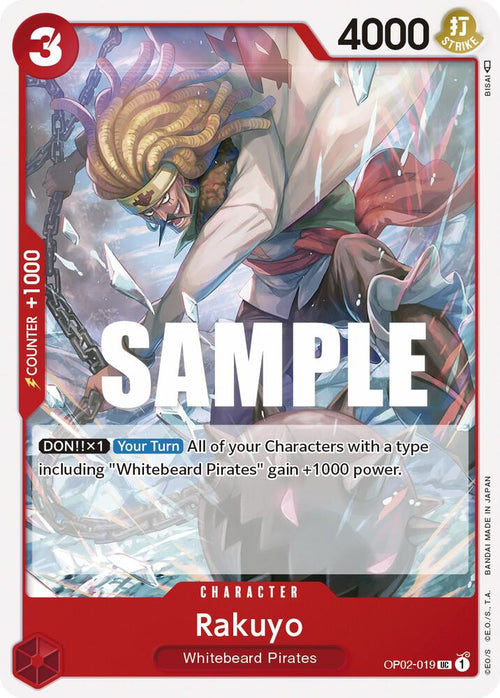 Rakuyo OP02-019 – Paramount War | One Piece TCG
