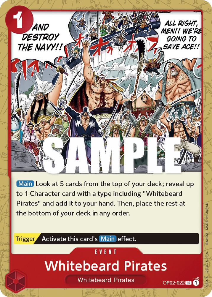 Whitebeard Pirates OP02-022 – Paramount War | One Piece TCG