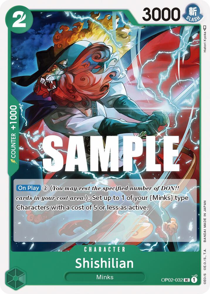 Shishilian OP02-032 – Paramount War | One Piece TCG