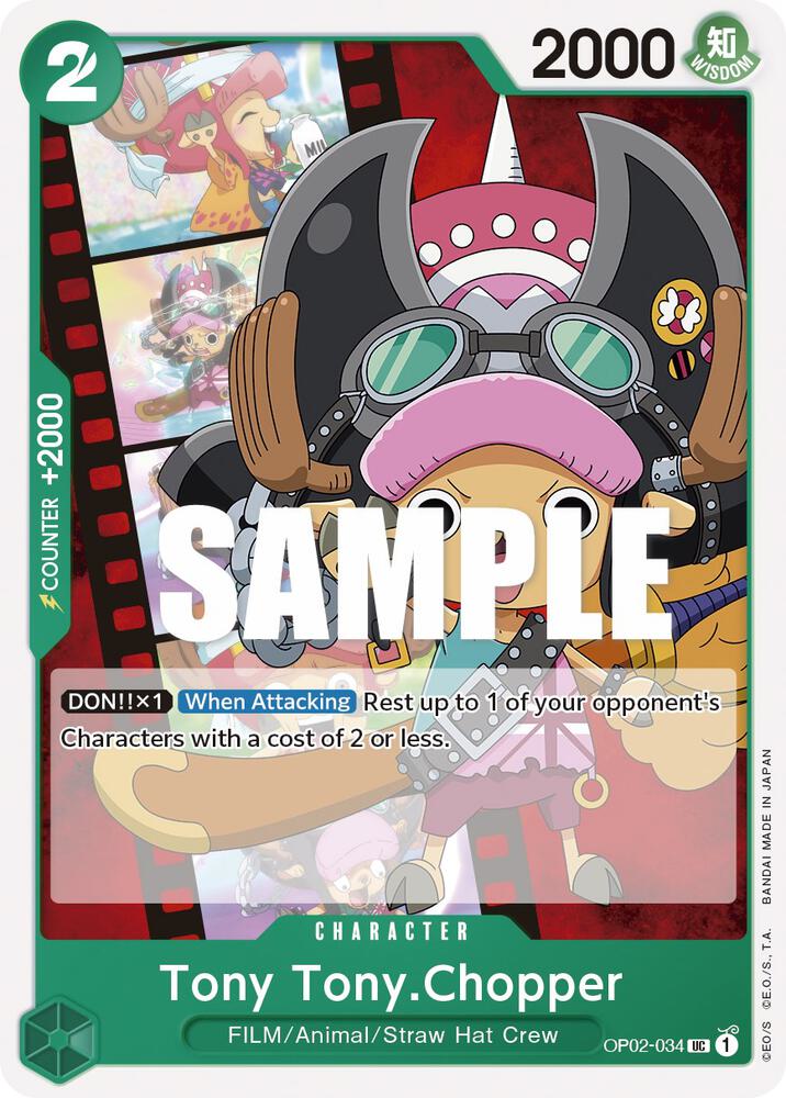 Tony Tony.Chopper OP02-034 – Paramount War | One Piece TCG