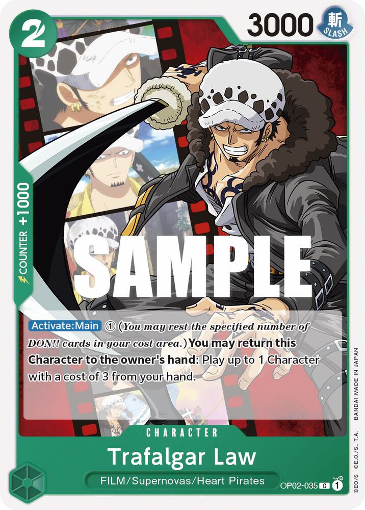 Trafalgar Law OP02-035 – Paramount War | One Piece TCG