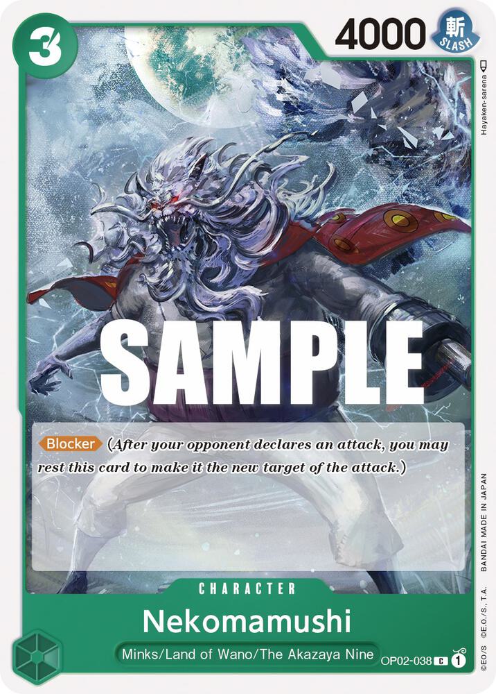 Nekomamushi OP02-038 – Paramount War | One Piece TCG