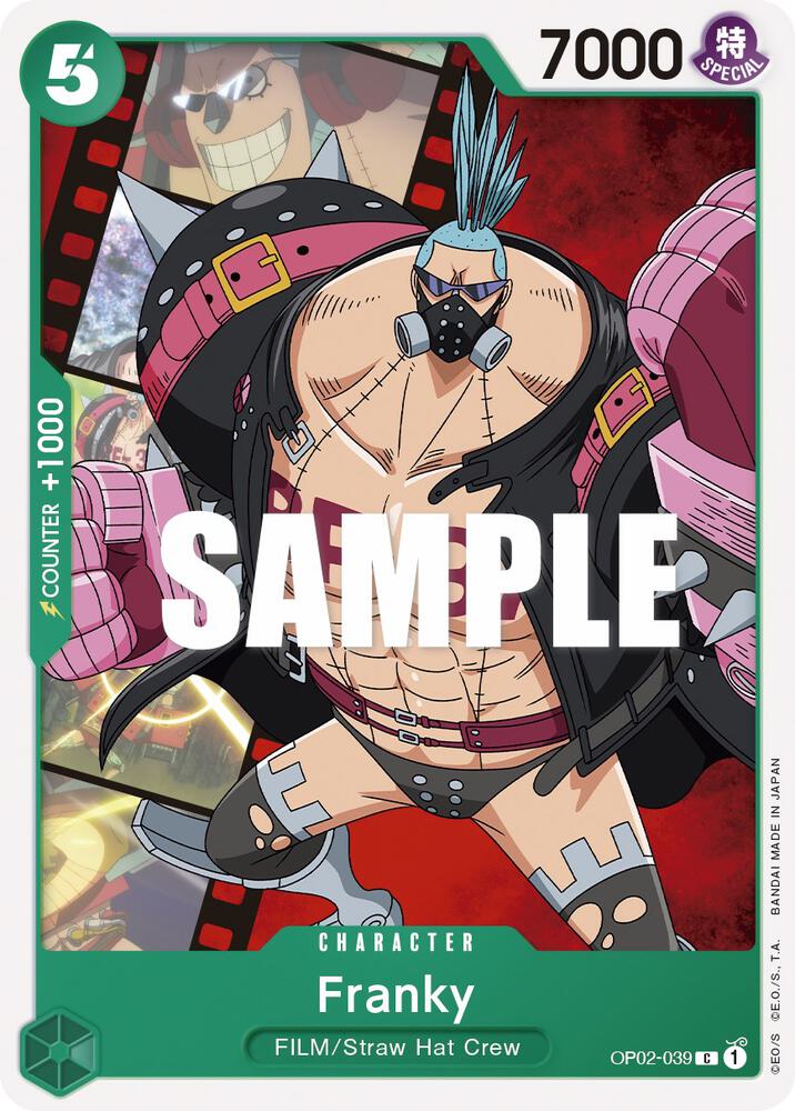 Franky OP02-039 – Paramount War | One Piece TCG