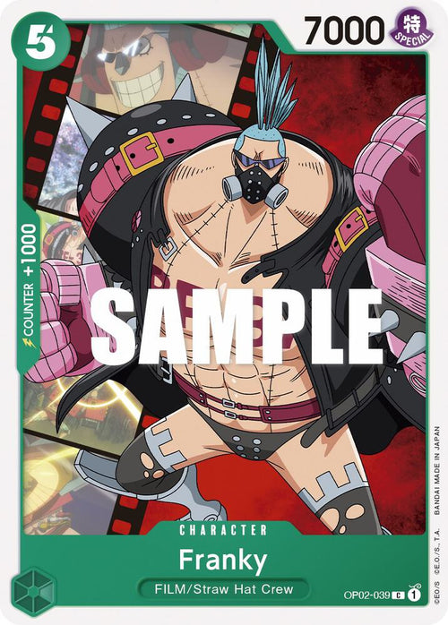 Franky OP02-039 – Paramount War | One Piece TCG