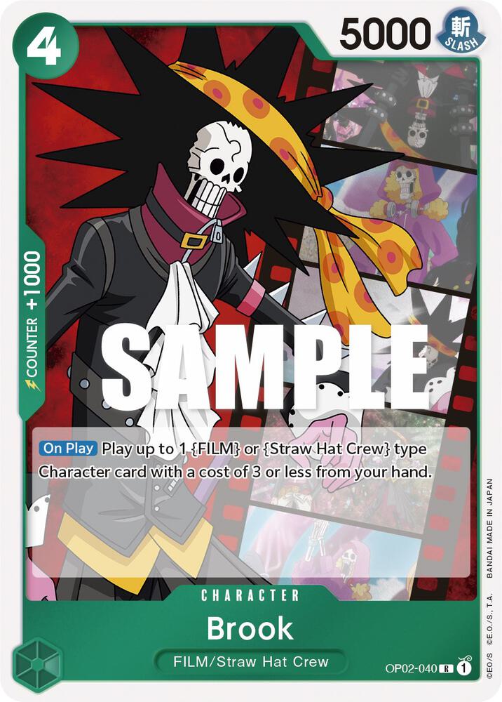 Brook OP02-040 – Paramount War | One Piece TCG
