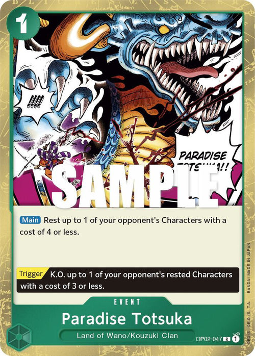 Paradise Totsuka OP02-047 – Paramount War | One Piece TCG
