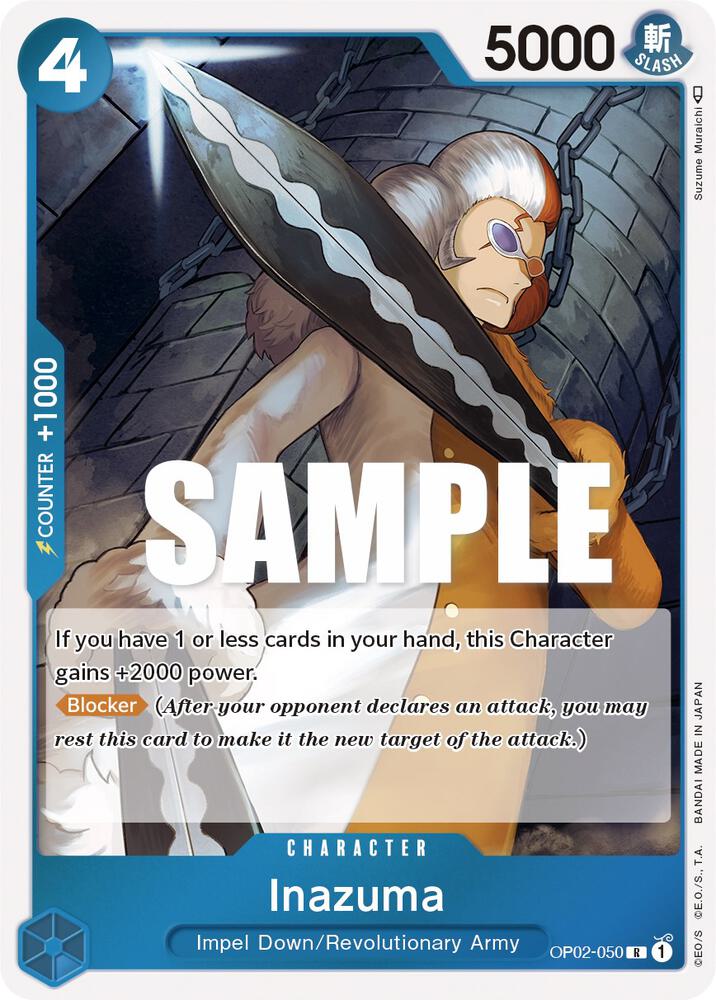 Inazuma OP02-050 – Paramount War | One Piece TCG