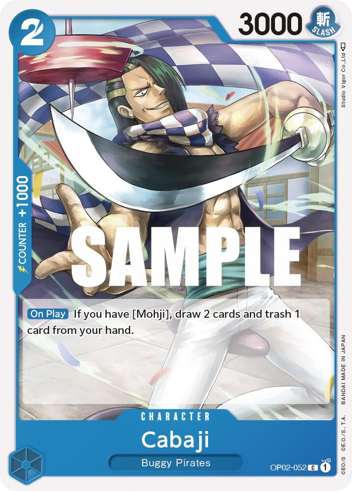 Cabaji OP02-052 – Paramount War | One Piece TCG