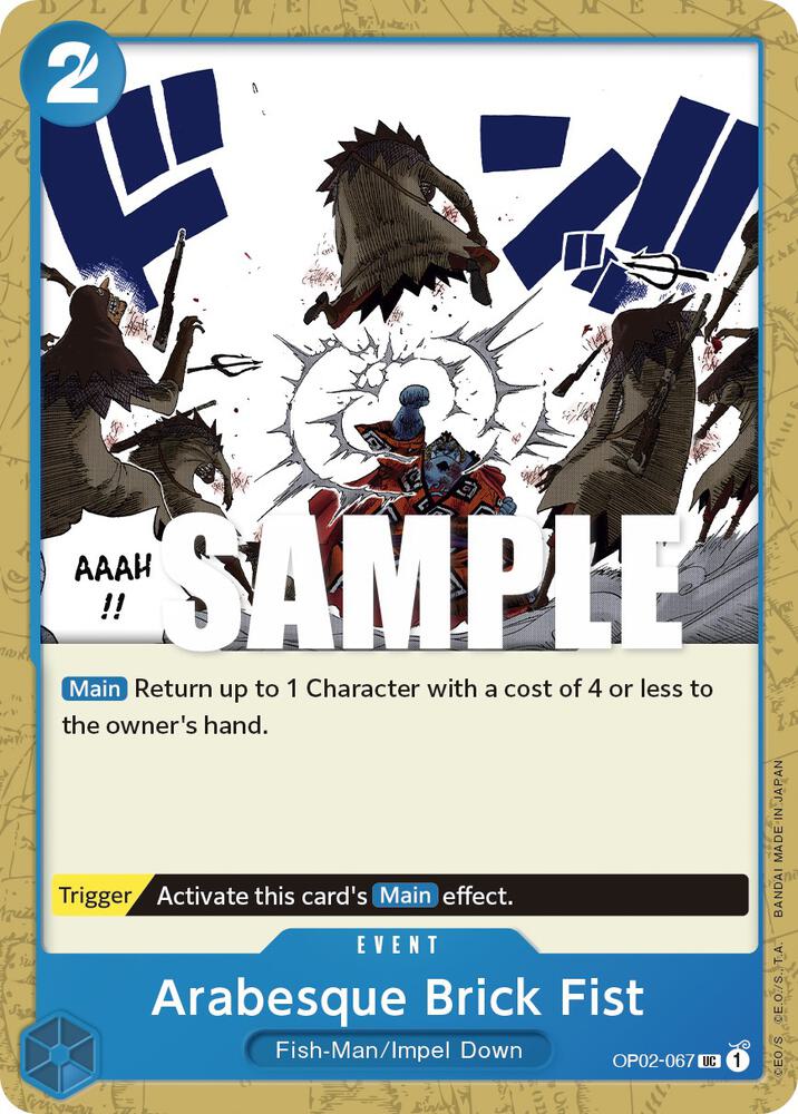 Arabesque Brick Fist OP02-067 – Paramount War | One Piece TCG