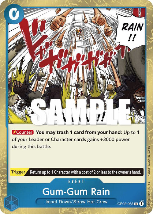 Gum-Gum Rain OP02-068 – Paramount War | One Piece TCG