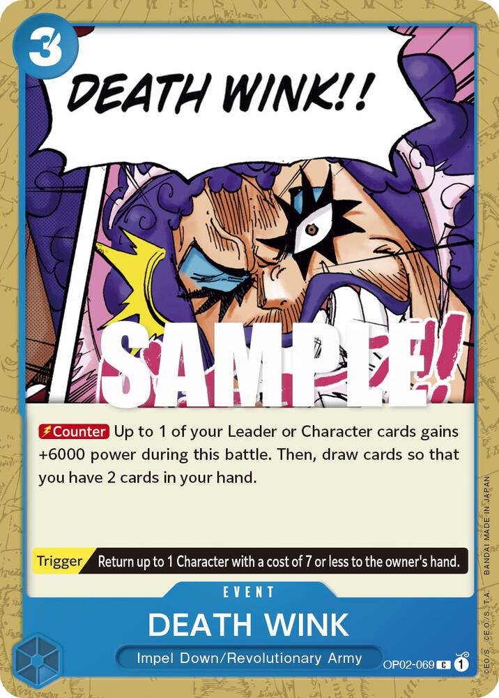 DEATH WINK OP02-069 – Paramount War | One Piece TCG