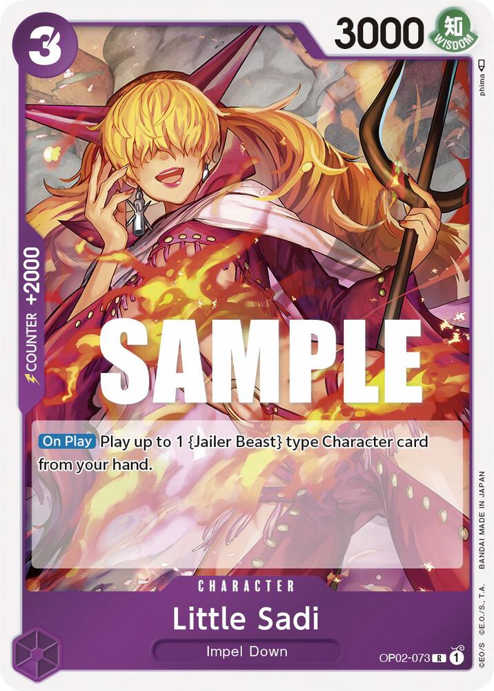 Little Sadi OP02-073 – Paramount War | One Piece TCG