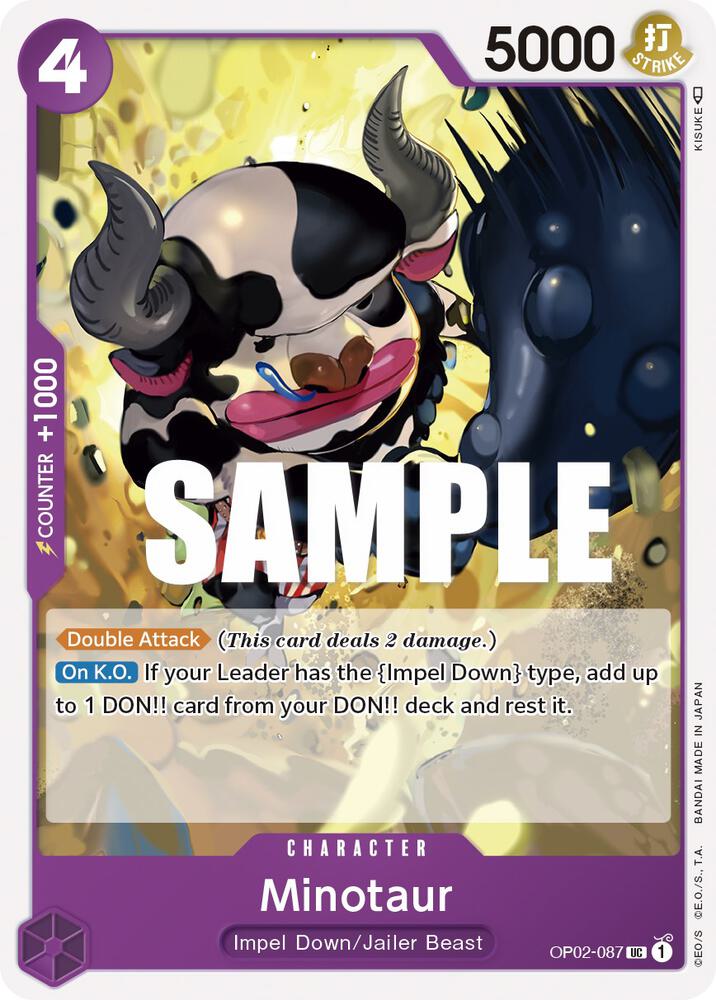 Minotaur OP02-087 – Paramount War | One Piece TCG