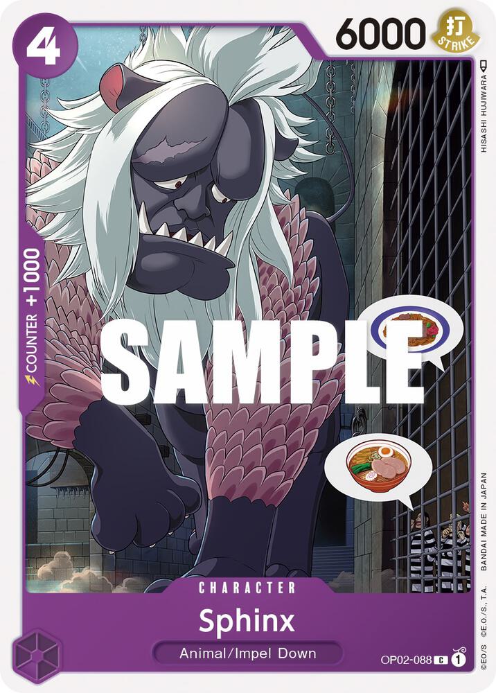 Sphinx OP02-088 – Paramount War | One Piece TCG