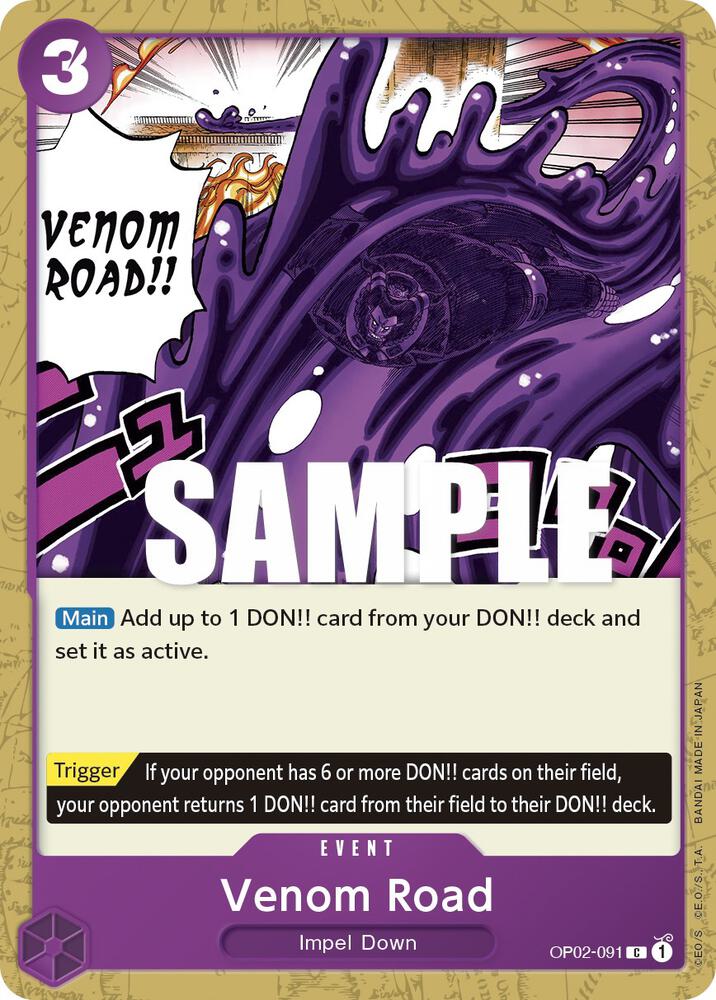 Venom Road OP02-091 – Paramount War | One Piece TCG