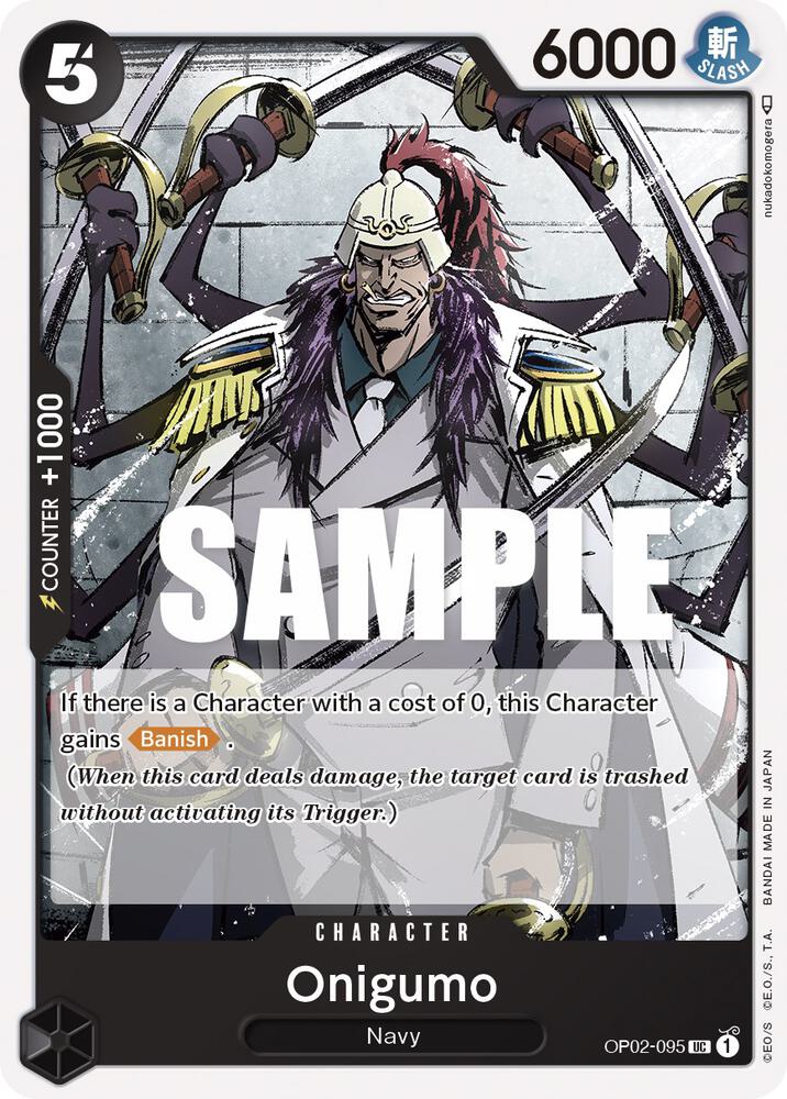 Onigumo OP02-095 – Paramount War | One Piece TCG