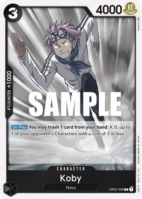 Koby OP02-098 – Paramount War | One Piece TCG