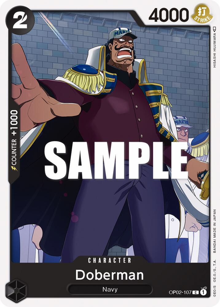 Doberman OP02-107 – Paramount War | One Piece TCG
