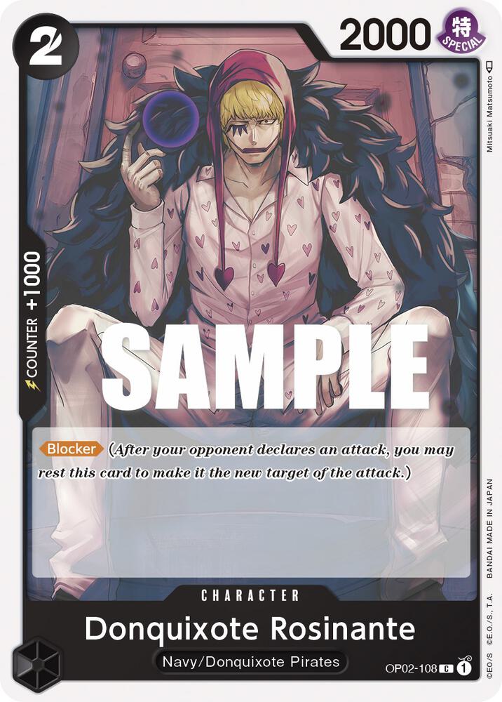 Donquixote Rosinante OP02-108 – Paramount War | One Piece TCG
