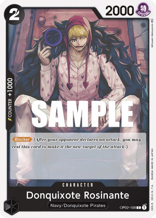 Donquixote Rosinante OP02-108 – Paramount War | One Piece TCG