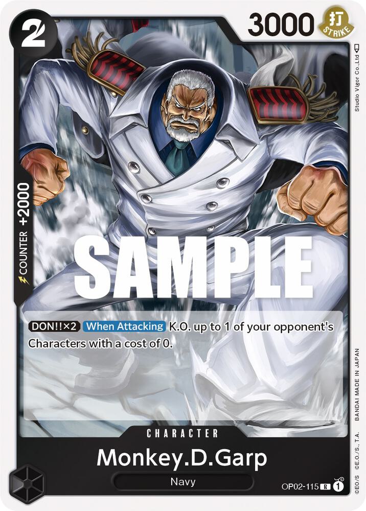 Monkey.D.Garp OP02-115 – Paramount War | One Piece TCG