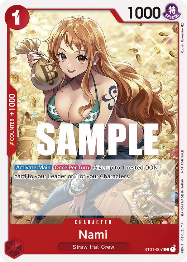 Nami Tournament Pack Vol. 3 Participant ST01-007 | One Piece TCG